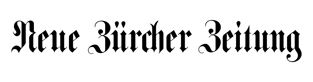 Neue Zürcher Zeitung